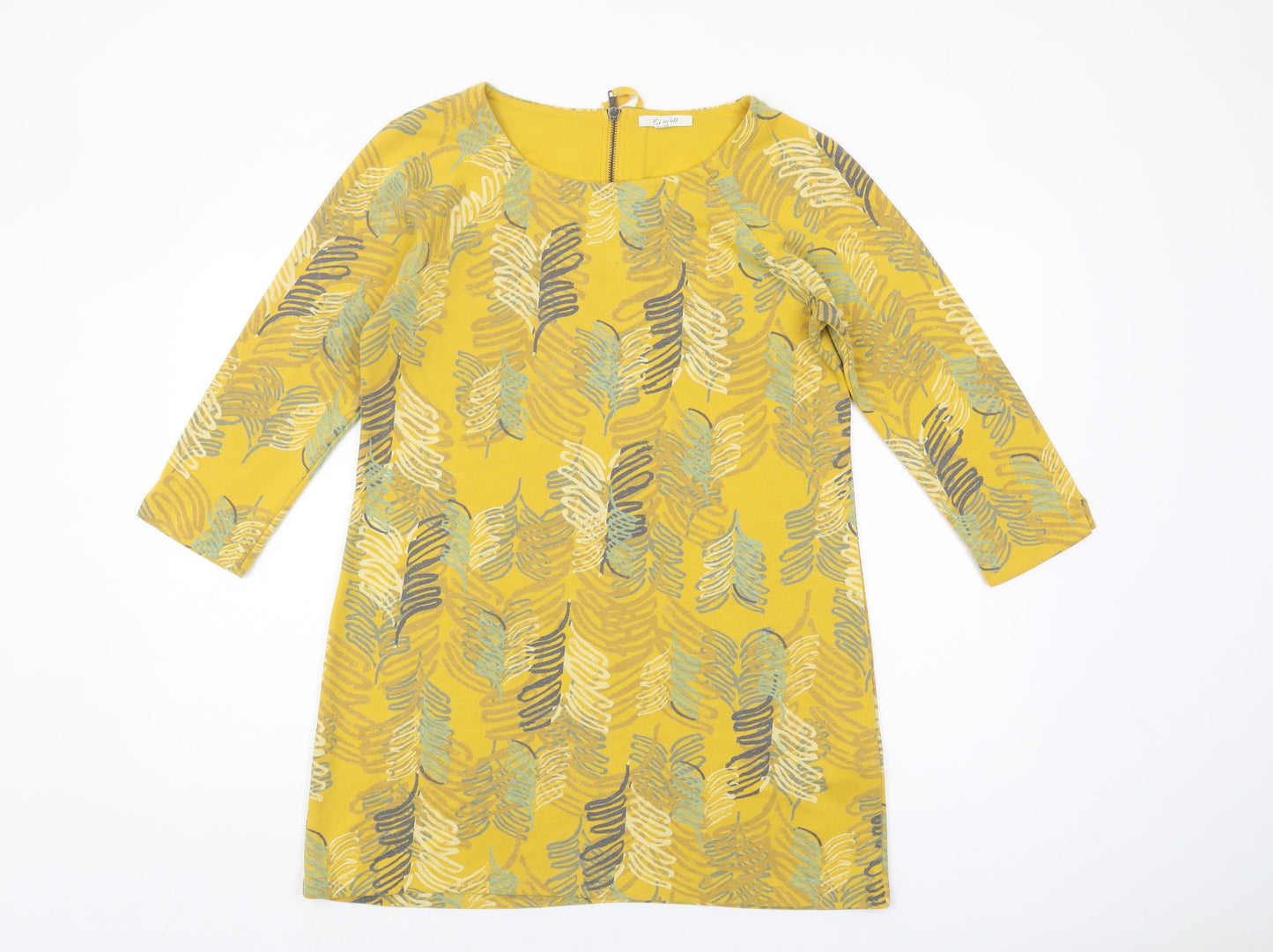 White Stuff Women's Yellow Floral Tunic UK 12