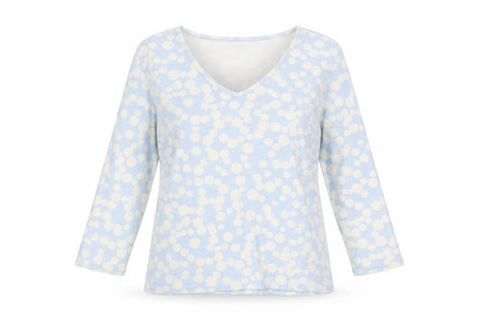 Womens UK Size M Boden Blue 100% Cotton T-Shirt