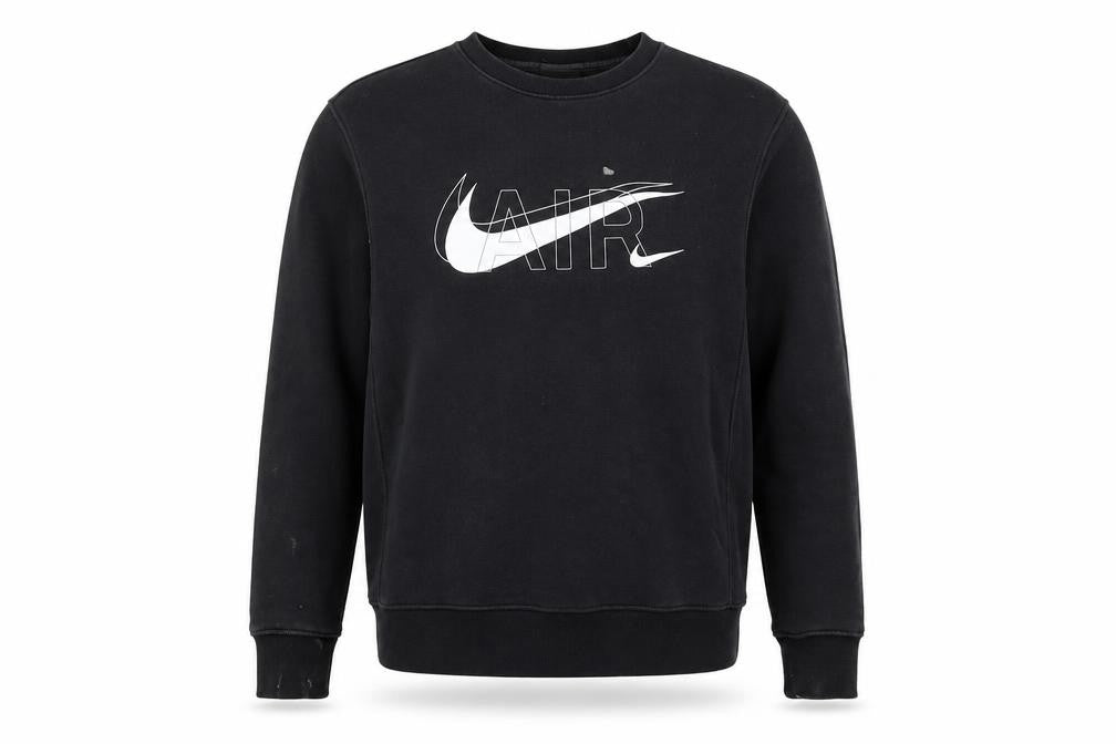 Mens UK S Regular Nike Black Pullover Sweatshirt