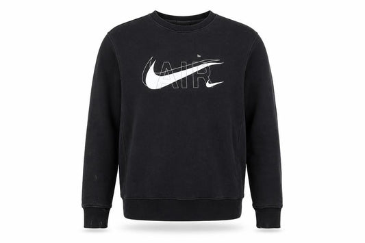 Mens UK S Regular Nike Black Pullover Sweatshirt