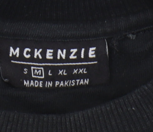 McKenzie Men's Black M Pullover Sweatshirt