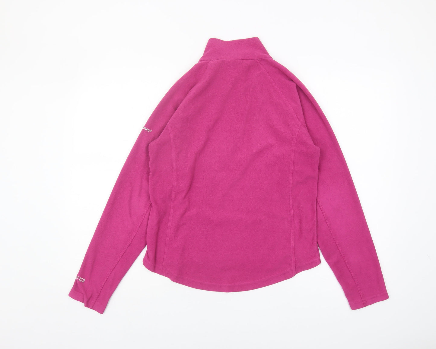 Trespass Pink Fleece Sweatshirt M Lightweight Zip