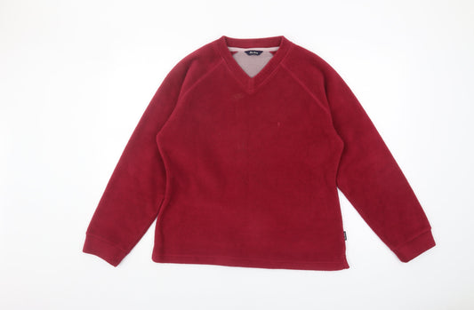 Peter Storm Women's Red Fleece Pullover - Size 14