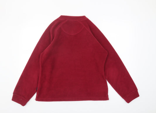 Peter Storm Women's Red Fleece Pullover - Size 14