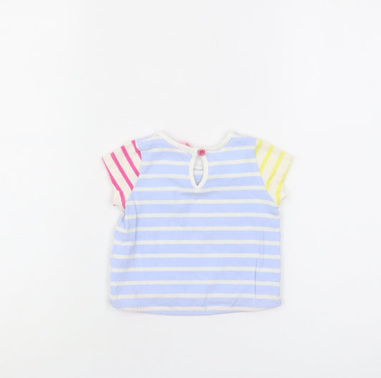 Joules Unisex Multicoloured Striped T-Shirt, 12 Months