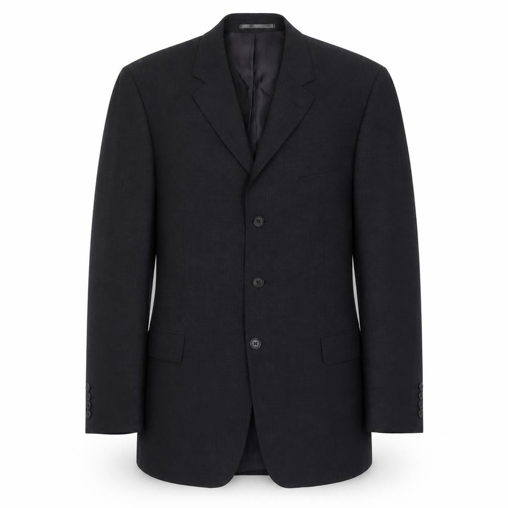 Mens 42 Chest Regular Moss Grey Three-Button Blazer