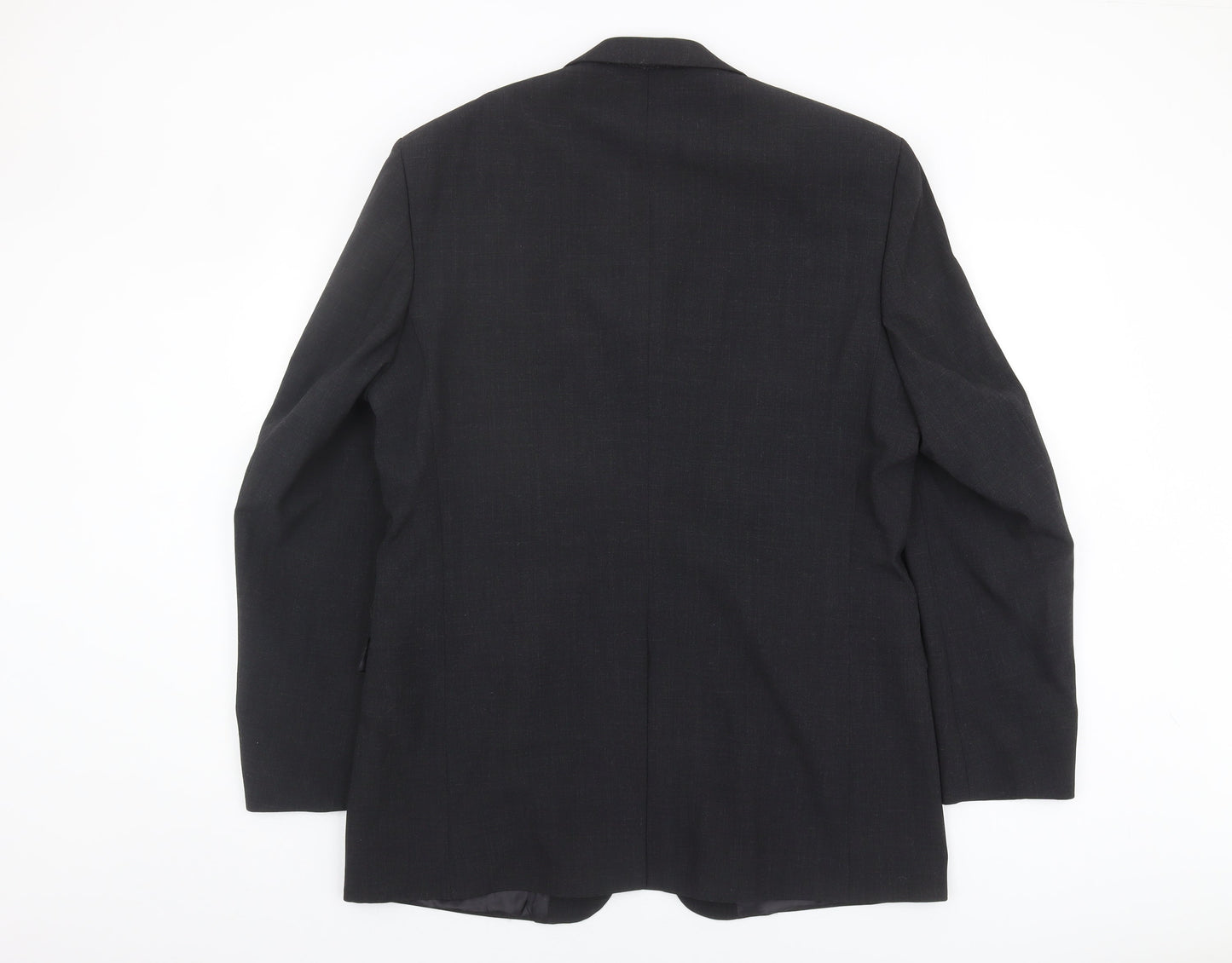 Moss Men's Grey Wool Blazer Jacket 42L Formal