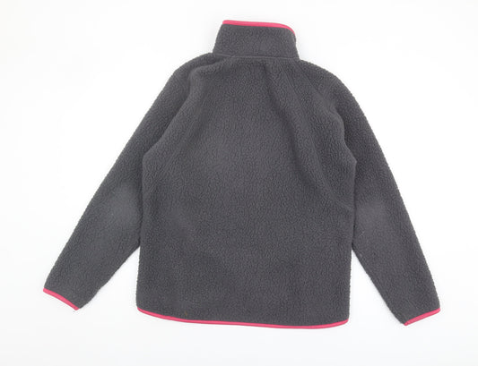 Peter Storm Women's Grey Fleece Hoodie Size 14