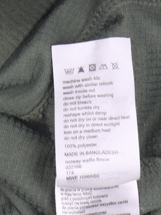 Mountain Warehouse Men's Green Fleece Pullover Sweatshirt Large