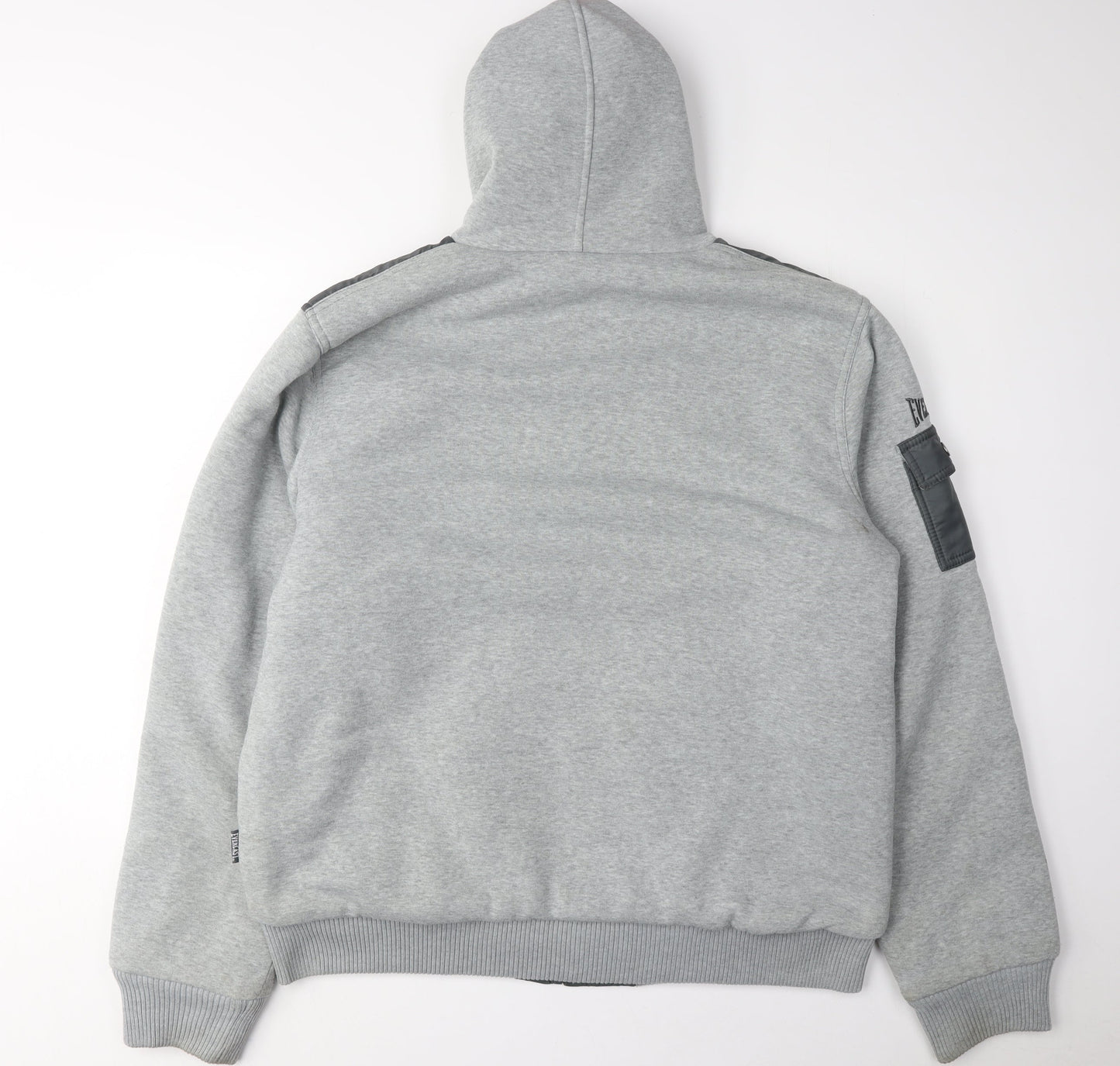 Everlast Men's Grey XL Bomber Jacket with Hood