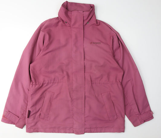 Outdoor Essentials Women's Pink Parka Jacket Size 14