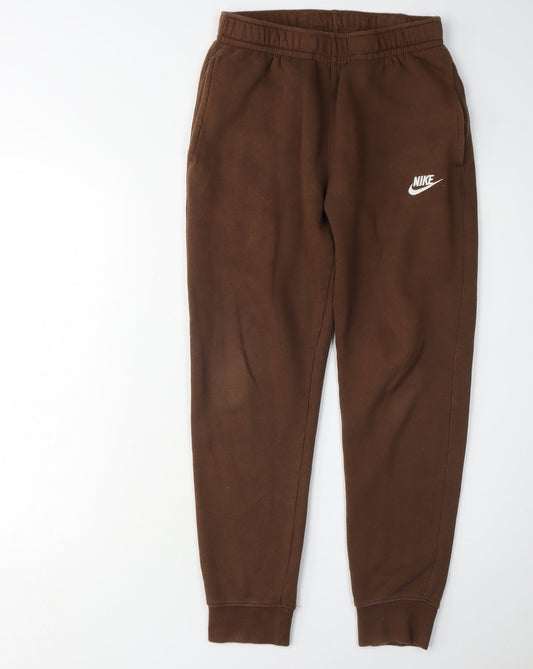 Nike Women's Brown Joggers - Size S, Sports Style