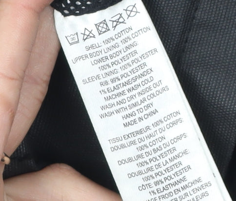 French Connection Men's Black L Cotton Jacket