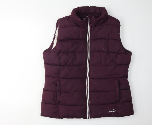 Peter Storm Women's Purple Puffer Waistcoat Size 18