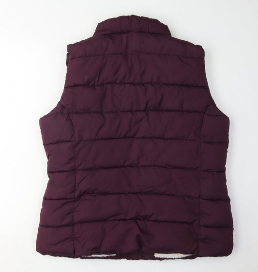 Peter Storm Women's Purple Puffer Waistcoat Size 18