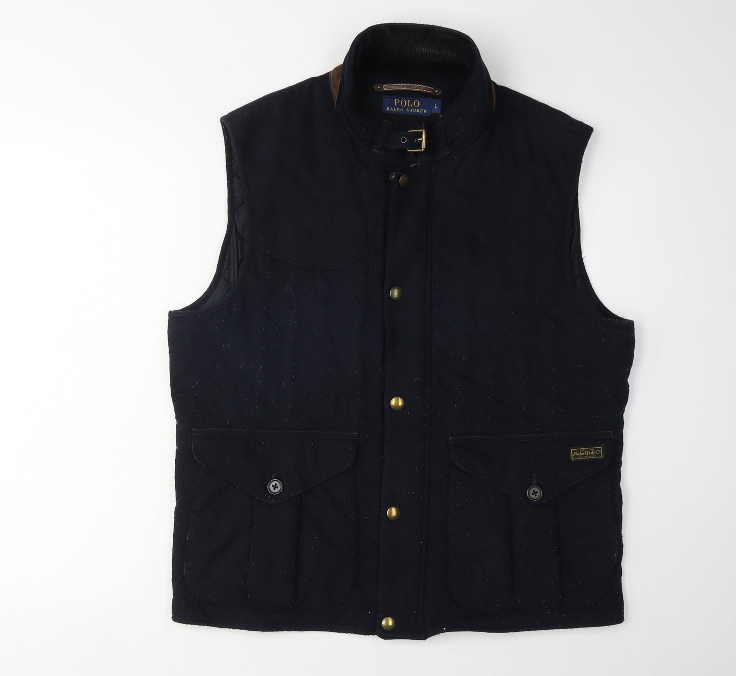 Polo Ralph Lauren Men's Black Quilted Waistcoat L