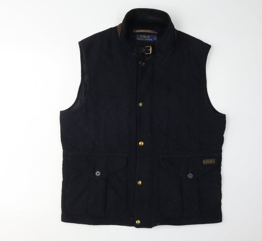 Polo Ralph Lauren Men's Black Quilted Waistcoat L