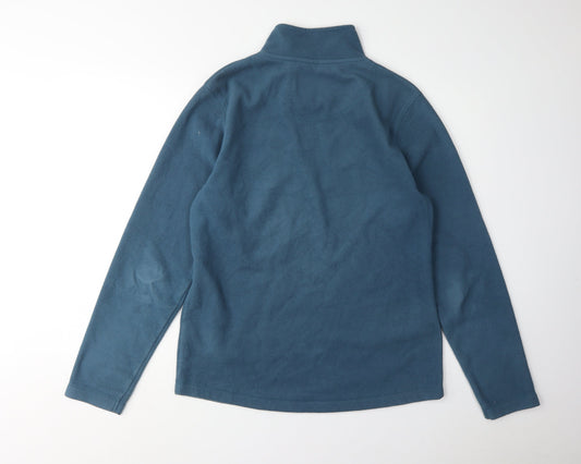 Weird Fish Men's Blue Sweatshirt M - Logo Fleece 1/4 Zip Top