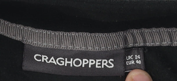 Craghoppers Women's Black Fleece Sweatshirt UK 14
