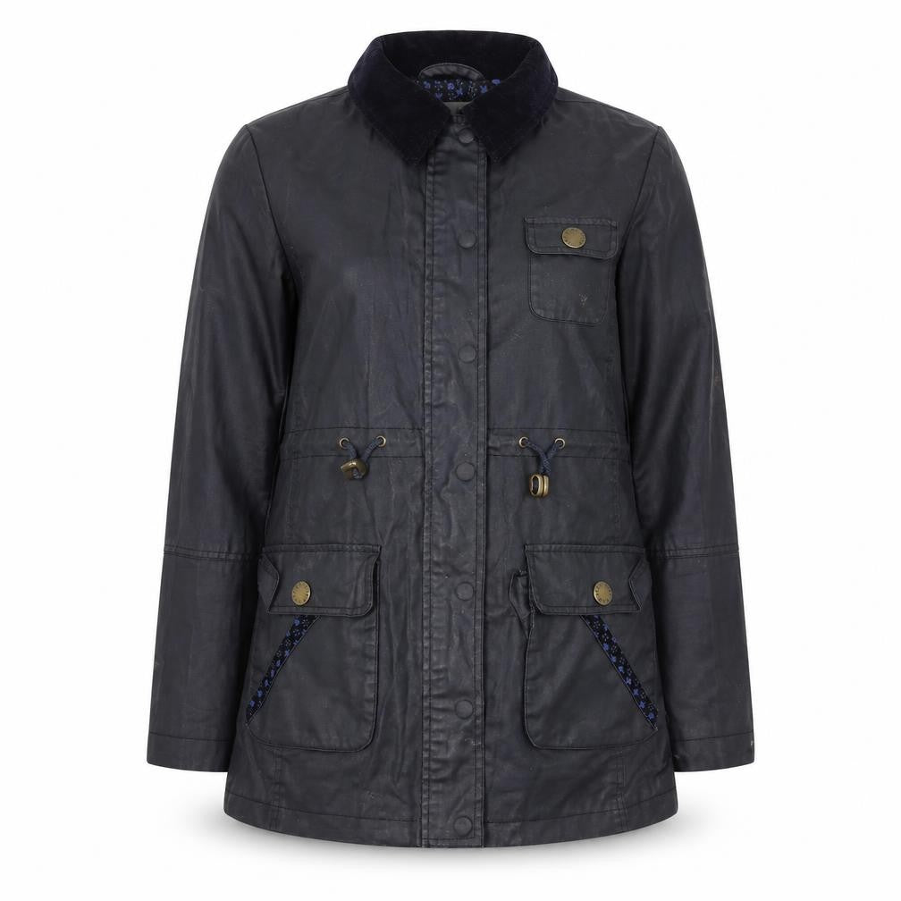 Yumi Women's Black Anorak Jacket Size 8 with Pockets