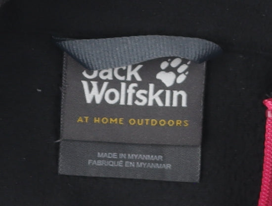 Jack Wolfskin Women's Black Fleece Jacket Size 8/10