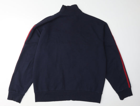 Kickers Men's Blue Full Zip Sweatshirt XL Logo
