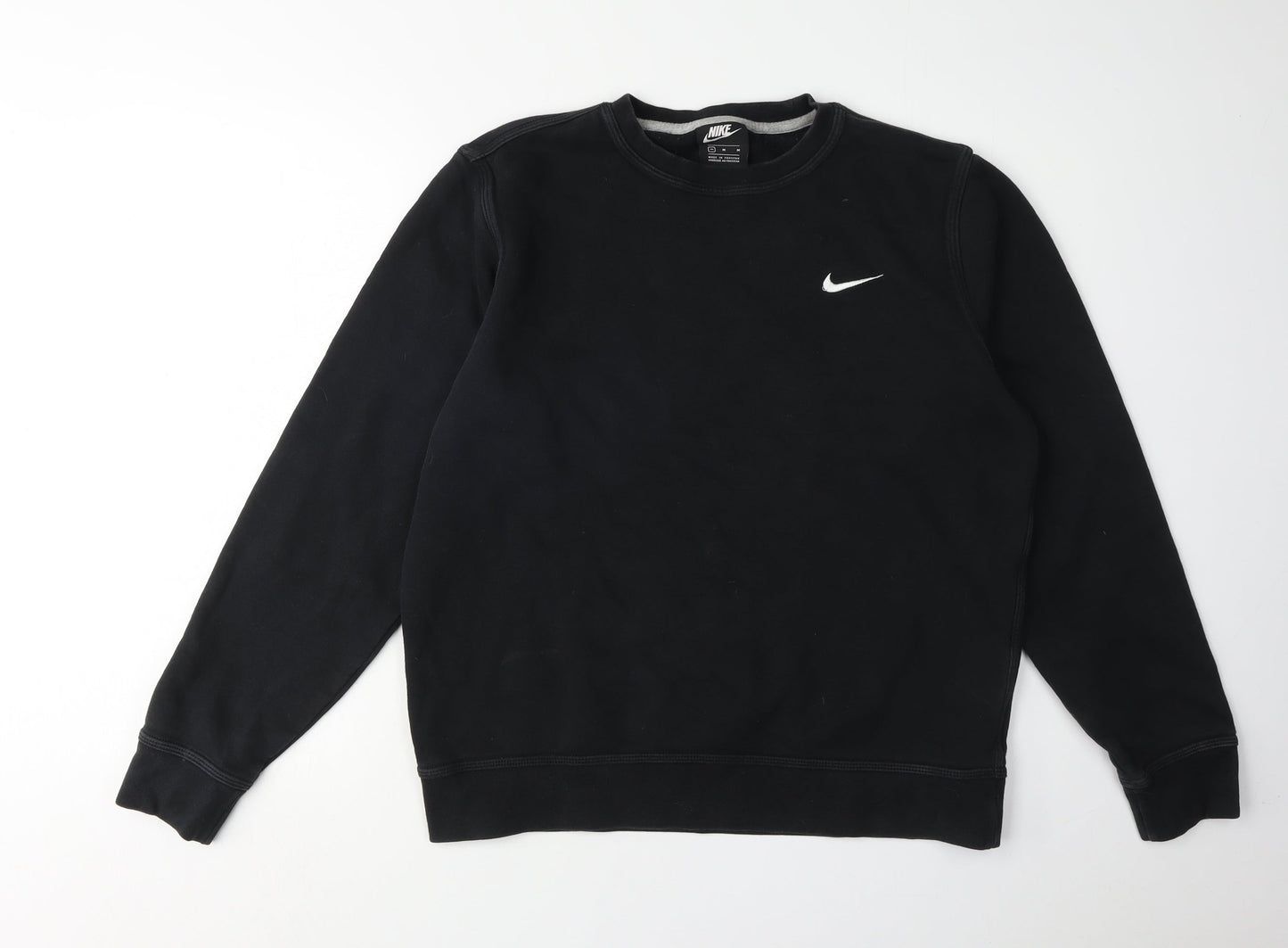 Nike Men's Black Crew Neck Pullover Sweatshirt M