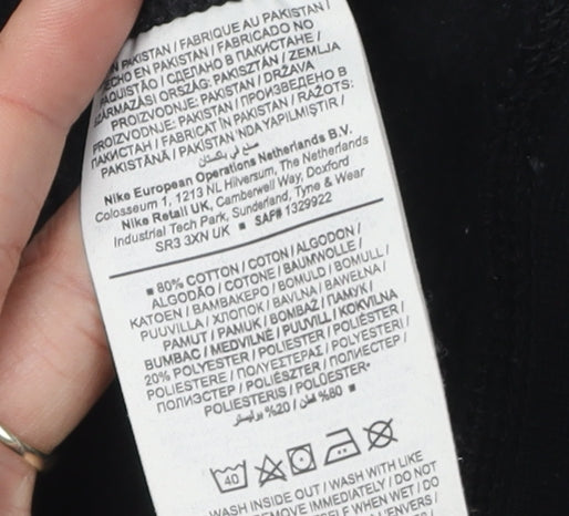 Nike Men's Black Crew Neck Pullover Sweatshirt M