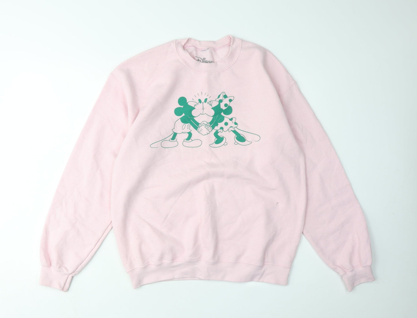 Disney Women Pink Sweatshirt Mickey Graphic, S