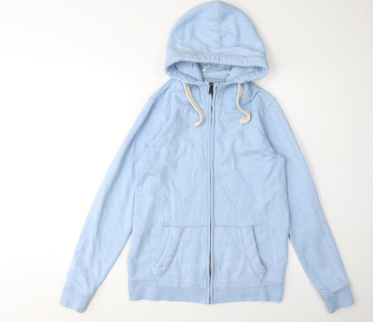 FatFace Women's Blue Full Zip Hoodie Size 8
