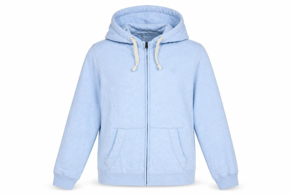 Womens UK 8 Regular FatFace Blue Full Zip Hoodie