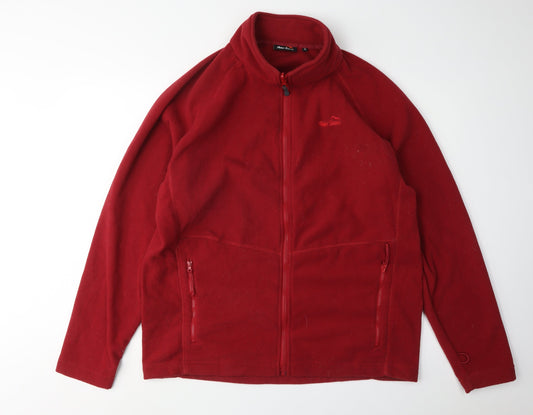 Peter Storm Men's Red Fleece Jacket XL Casual