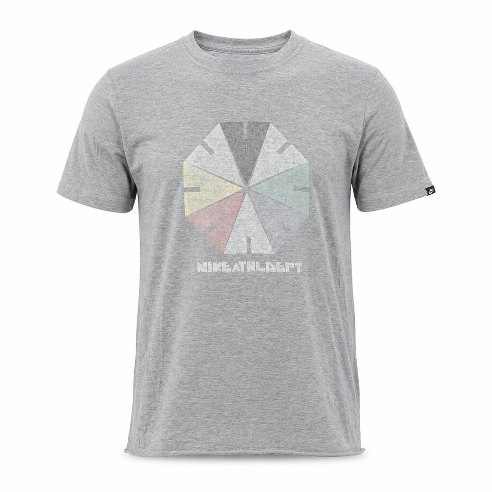 Mens UK Size S Nike Grey  Cotton Blend T-Shirt