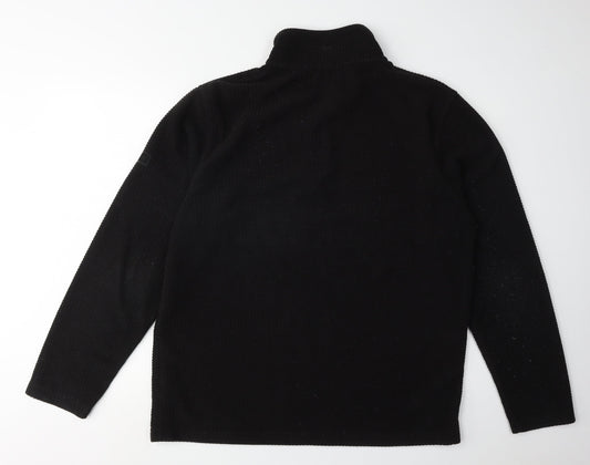 Regatta Black Men's Fleece 1/4 Zip Sweatshirt L