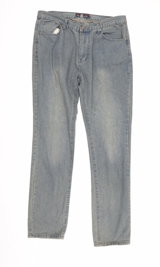 Soulstar Men's Blue Straight Jeans 36R