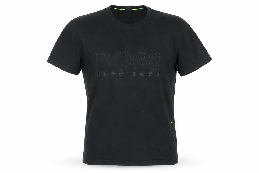 Mens UK Size L HUGO BOSS Black  Cotton T-Shirt