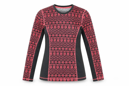 Trespass Women's Black Pink XS Long Sleeve Active Top