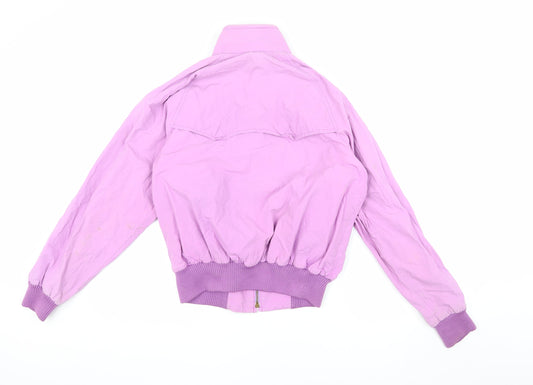 Polo Ralph Lauren Men's Purple Bomber Jacket S Retro