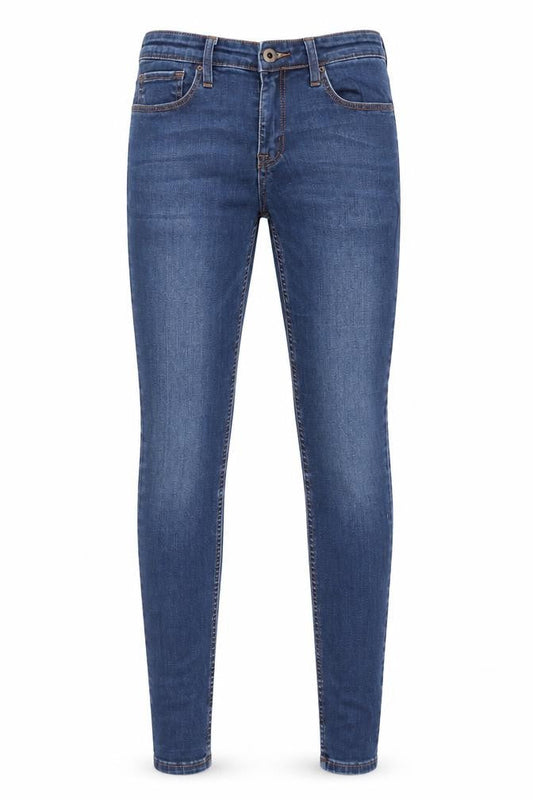 Jack Wills Men's Blue Skinny Jeans, Size 27, Medium Wash