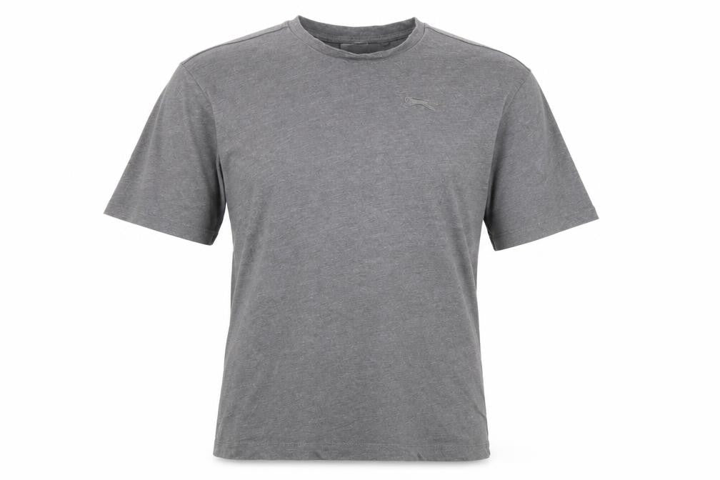 Mens UK Size L Slazenger Grey  Cotton Blend T-Shirt