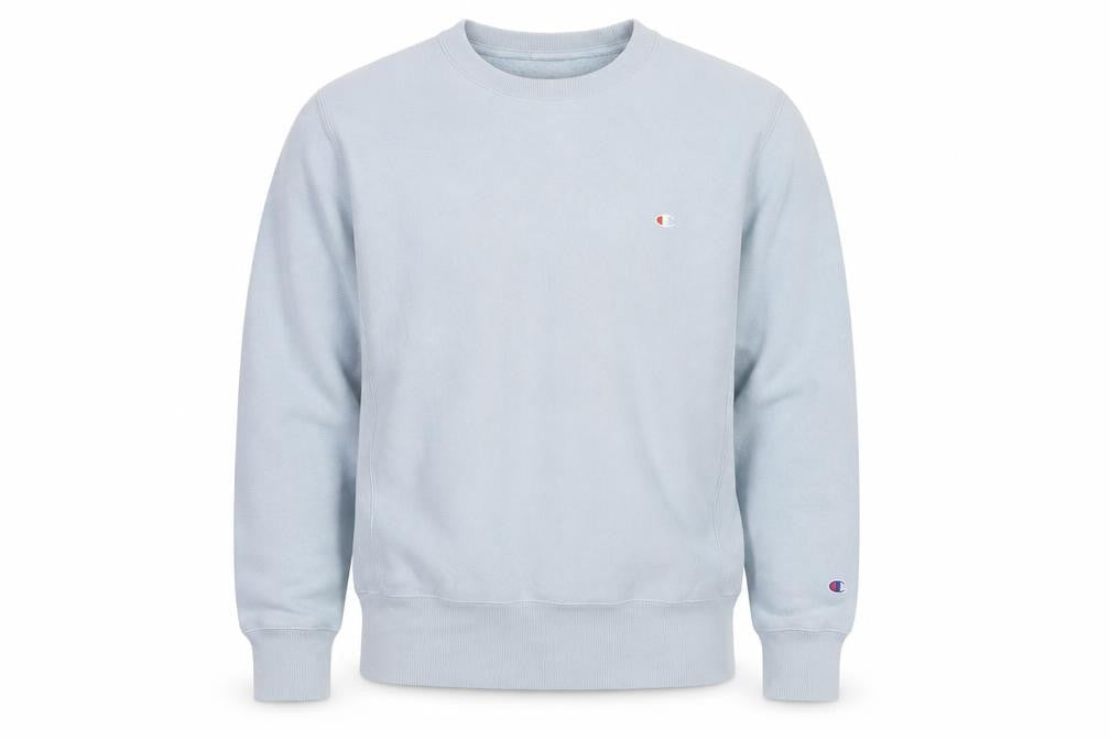 Mens UK S Regular Champion Blue Pullover Sweatshirt
