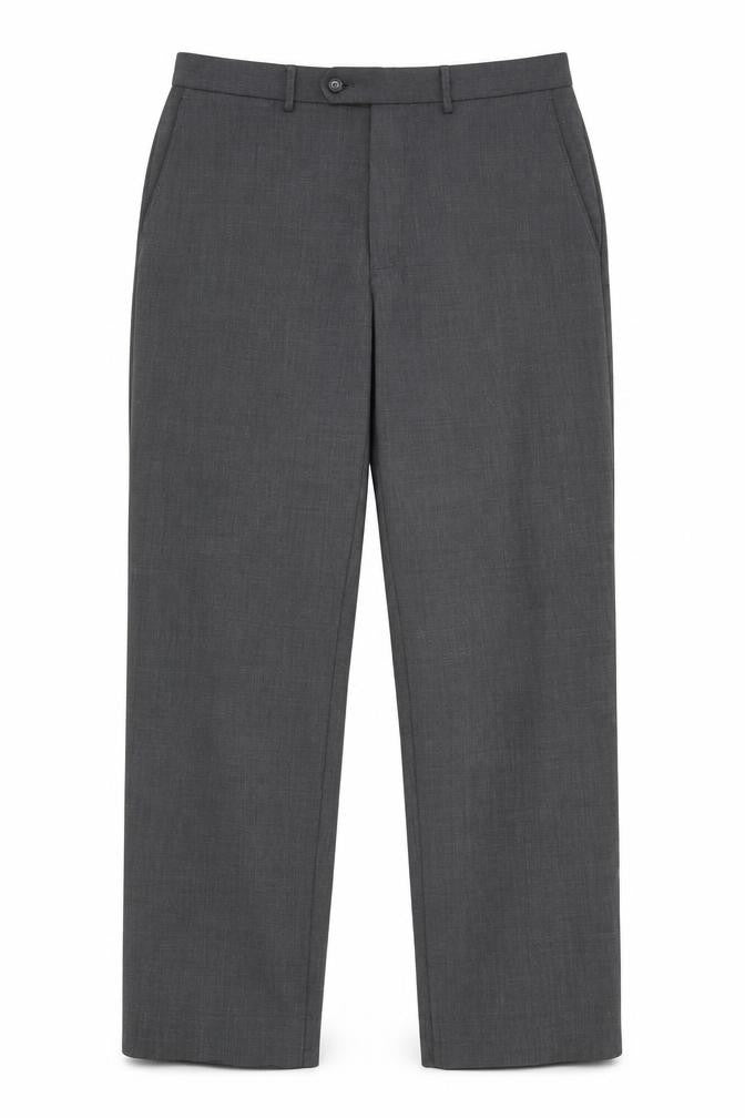 Marks and Spencer Men's Grey Wool Blend Trousers 34
