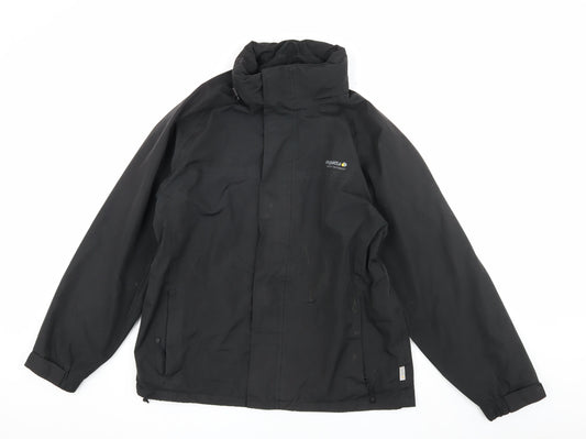 Regatta Men's Black Waterproof Rain Coat Jacket Size 42