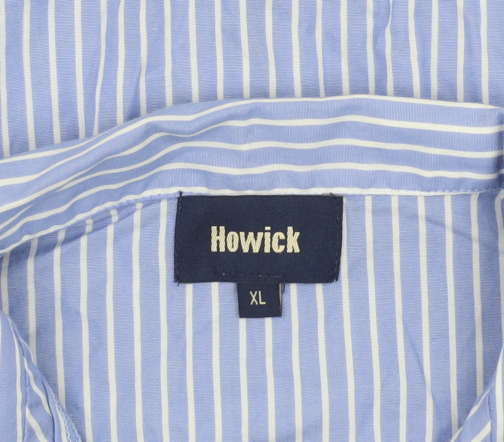 Howick Blue Striped XL Men's Casual Button-Up Shirt
