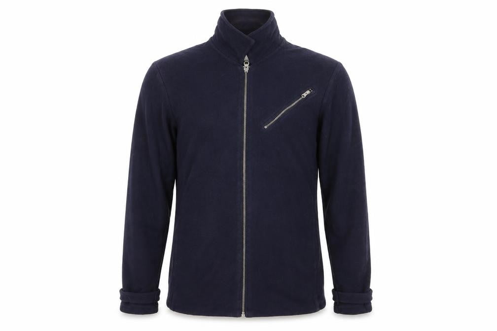 Les Basics Men's Blue Medium Cotton Jacket
