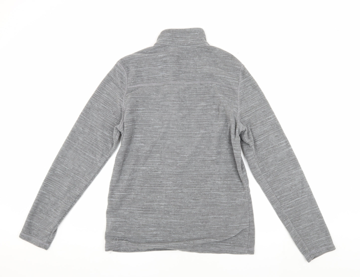 Decathlon Grey Men's 1/2 Zip Sweatshirt L - Winter Fleece