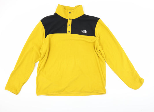 The North Face Men's XL Yellow Pullover Sweatshirt