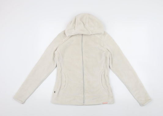 Decathlon Girls Ivory Fleece Hooded Jacket 12-13 Years