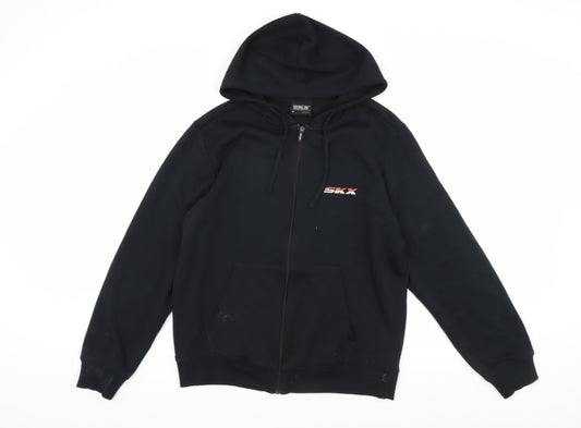 Skechers Men's Black Medium Full Zip Hooded Jacket