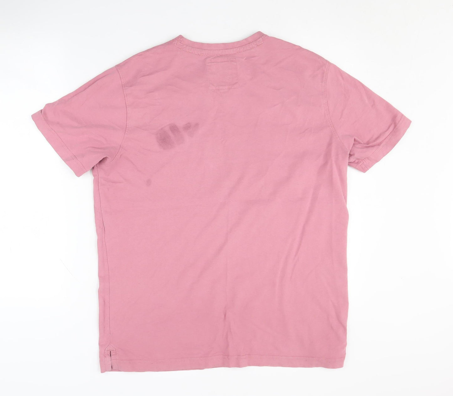 Crew Clothing Men’s Pink Cotton T-Shirt, Size L